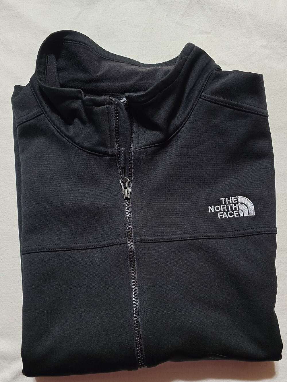 The North Face WindWall Softshell Vest Men's 2XL Black Full Zip